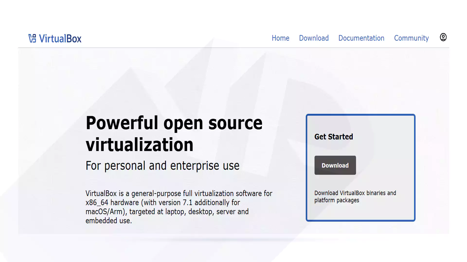 Download and Setup VirtualBox