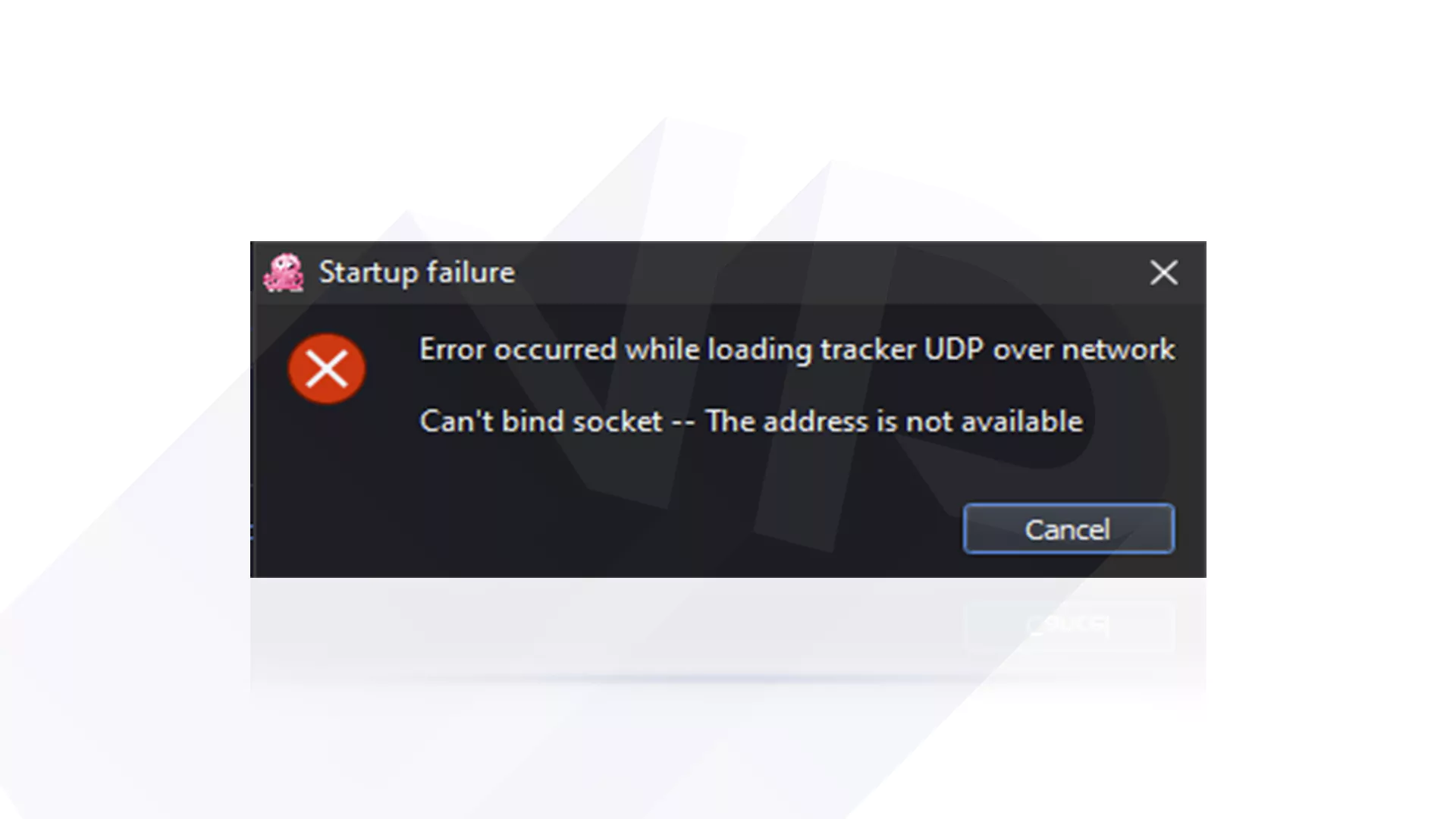 how to resolve socket port bind error?